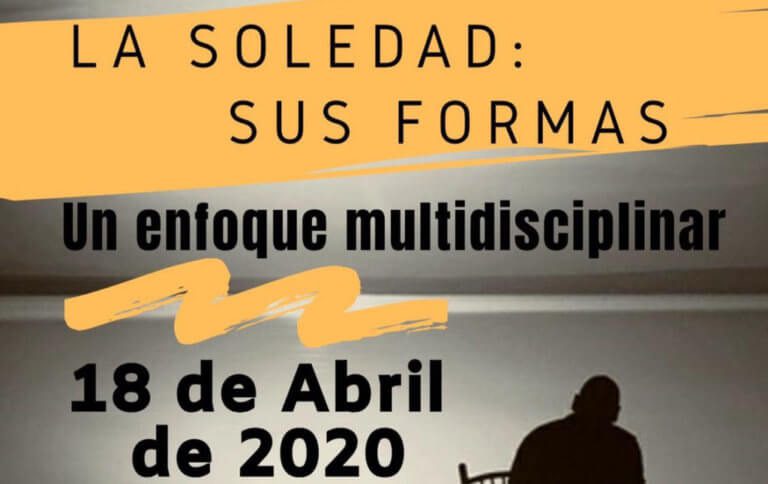 Cartel Jornada sobre la Soledad 2020 2